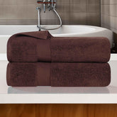 Zero Twist Cotton Ultra-Soft Absorbent Bath Towel Set of 2